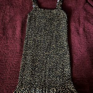 Stylish Black and Gold Women’s Dress